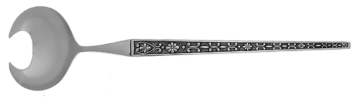UNF214 (Stainless) Solid Salad Serving Fork by Unknown Mfg Silver-1