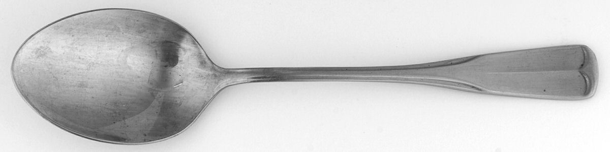 UNF218 (Stainless) Place/Oval Soup Spoon by Unknown Mfg Silver-1