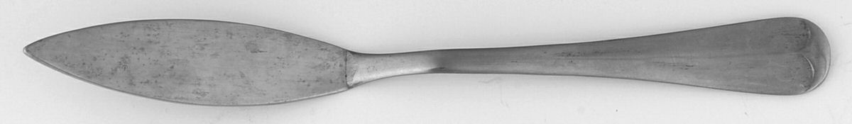 UNF22 (Stainless) Flat Handle Master Butter Knife by Unknown Mfg Silver-1