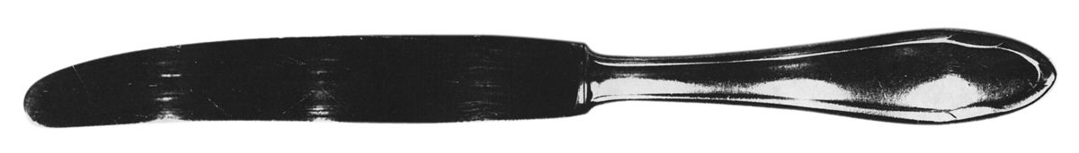 UNF224 (Stainless) New French Hollow Knife by Unknown Mfg Silver-1