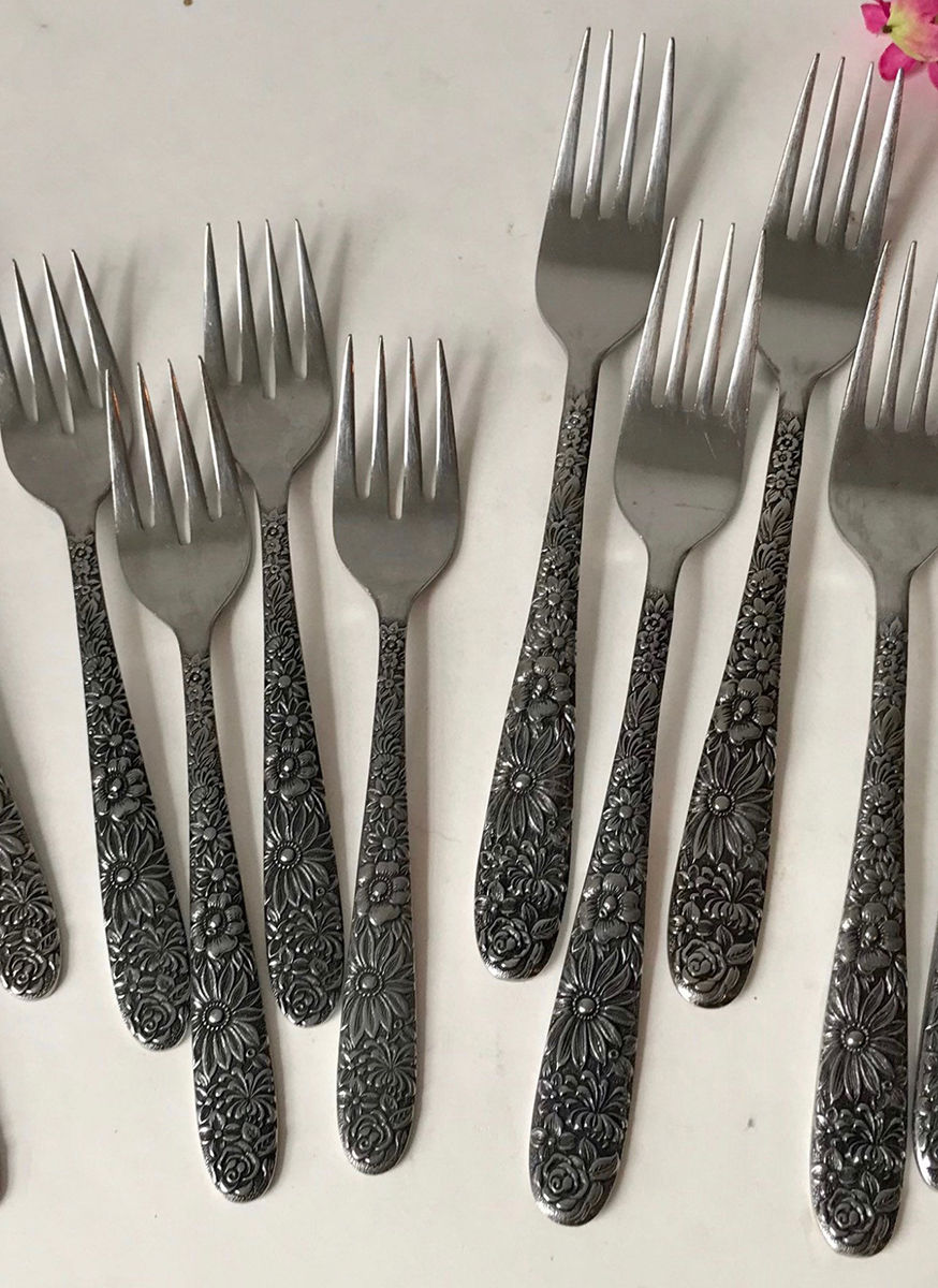 UNF241 (Stainless) Individual Salad Fork by Unknown Mfg Silver-1