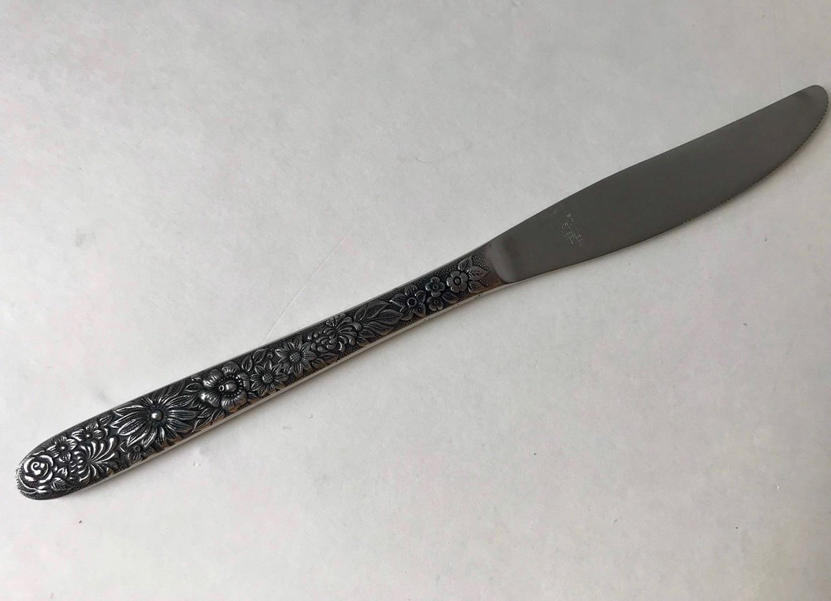 UNF241 (Stainless) Modern Solid Knife by Unknown Mfg Silver-1