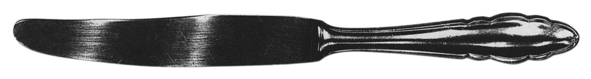 UNF245 (Stainless) Modern Hollow Knife by Unknown Mfg Silver-1