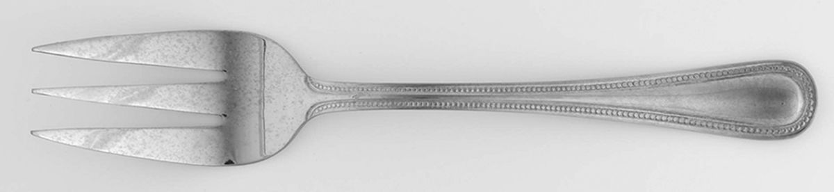 UNF260 (Stainless) Medium Solid Cold Meat Serving Fork by Unknown Mfg Silver-1