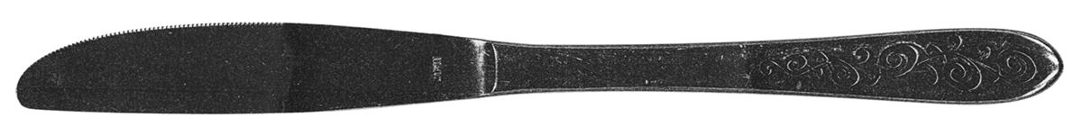 UNF270 (Stainless) Modern Solid Knife by Unknown Mfg Silver-1