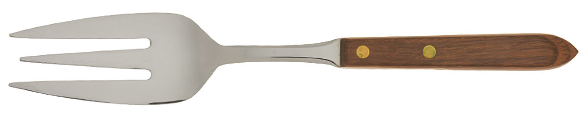 UNF276 (Stainless) Large Solid Cold Meat Serving Fork by Unknown Mfg Silver-1