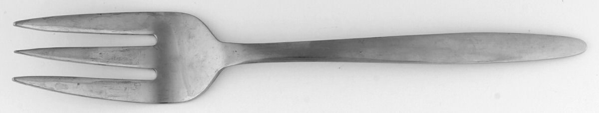 UNF290 (Stainless) Medium Solid Cold Meat Serving Fork by Unknown Mfg Silver-1