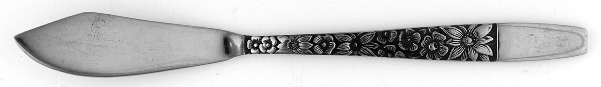 UNF306  (STAINLESS) Flat Handle Master Butter Knife by Unknown Mfg Silver-1