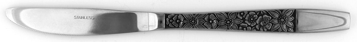 UNF306  (STAINLESS) Modern Solid Knife by Unknown Mfg Silver-1