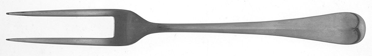 UNF318  (STAINLESS) Small 2-Tine Cold Meat Serving Fork by Unknown Mfg Silver-1
