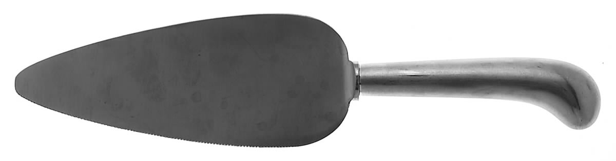 UNF318  (STAINLESS) Pie Server with Stainless Blade by Unknown Mfg Silver-1