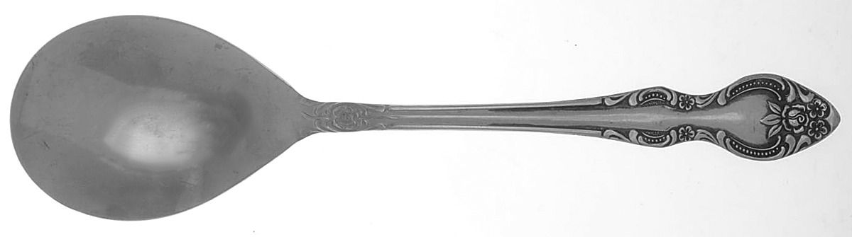 UNF33 (Stainless) Solid Salad Serving Spoon by Unknown Mfg Silver-1