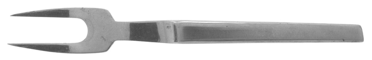 UNF339 (Stainless) Small Solid Cold Meat Serving Fork by Unknown Mfg Silver-1
