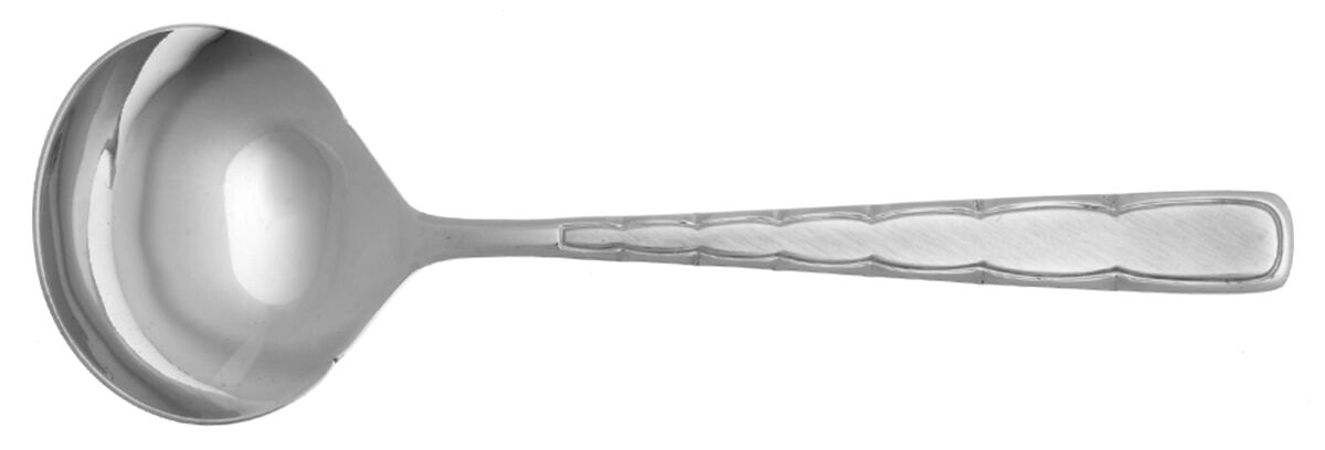 UNF348 (Stainless) Solid Gravy Ladle by Unknown Mfg Silver-1