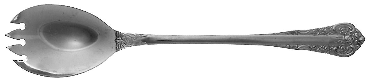 UNF362 (Stainless) Solid Salad Serving Fork by Unknown Mfg Silver-1