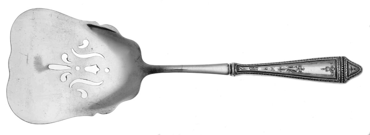 UNF380 (Sterling) Pastry Server with Silverplate Blade by Unknown Mfg Silver-1