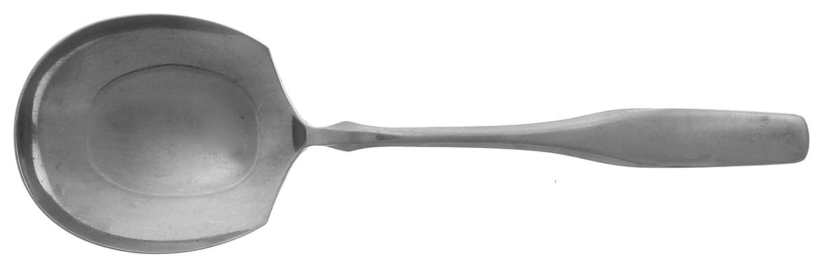 UNF40 (Stainless) Solid Smooth Casserole Spoon by Unknown Mfg Silver-1