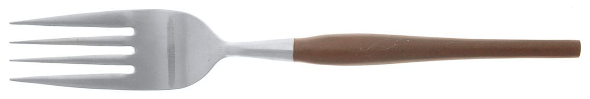 UNF41 (Stainless) Large Solid Cold Meat Serving Fork by Unknown Mfg Silver-1
