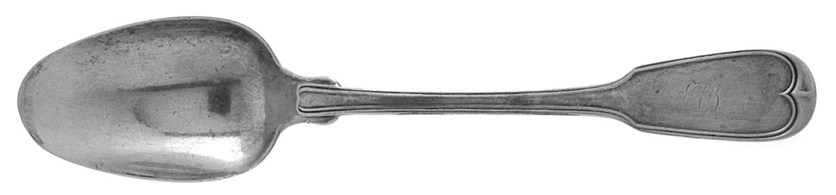 UNF418 (Sterling) Tablespoon (Serving Spoon) by Unknown Mfg Silver-1