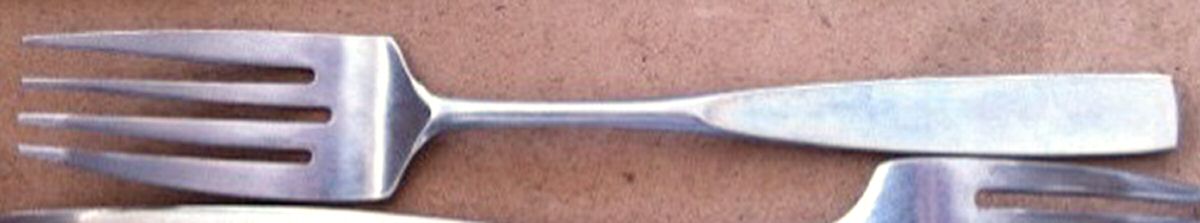 UNF43 (Stainless) Individual Salad Fork by Unknown Mfg Silver-1