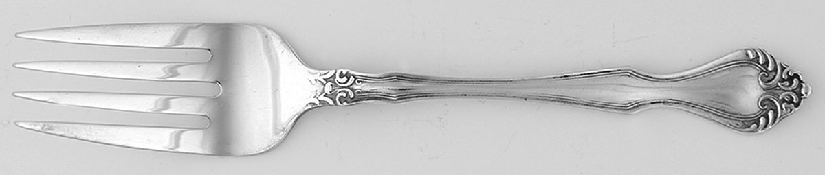 UNF443 (Nickel) Individual Salad Fork by Unknown Mfg Silver-1