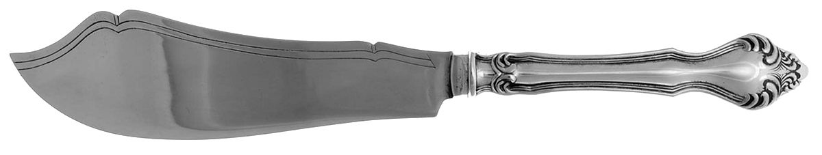 UNF443 (Nickel) Hollow Handle Fish Serving Knife, Silverplt Blade by Unknown Mfg Silver-1