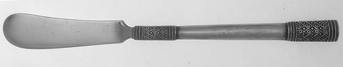 UNF449 (Stainless) Flat Handle Master Butter Knife by Unknown Mfg Silver-1