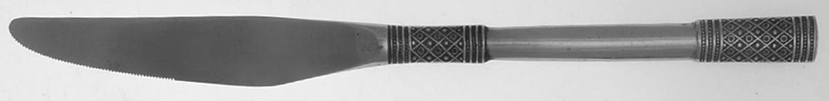 UNF449 (Stainless) Modern Solid Knife by Unknown Mfg Silver-1