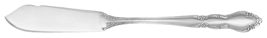 UNF45 (Stainless) Flat Handle Master Butter Knife by Unknown Mfg Silver-1
