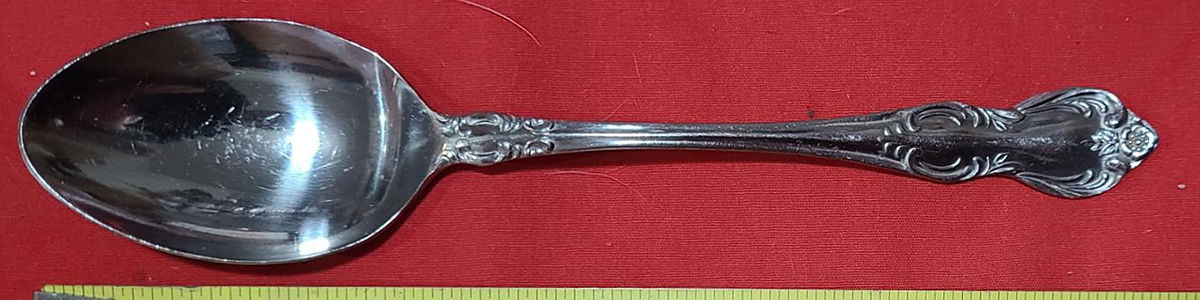 UNF58 (Stainless) Place/Oval Soup Spoon by Unknown Mfg Silver-1