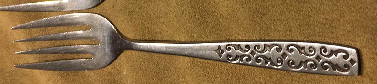 UNF66 (Stainless) Individual Salad Fork by Unknown Mfg Silver-1