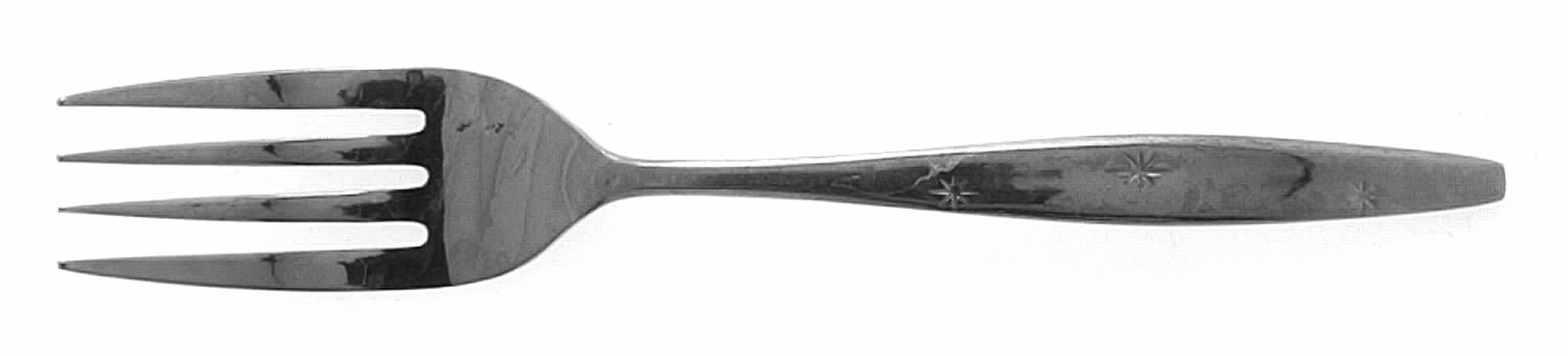 Atomic Starburst (Stainless) Individual Salad Fork by Eldan-1