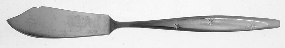 Atomic Starburst (Stainless) Flat Handle Master Butter Knife by Eldan-1