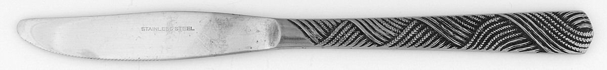 UNF77 (Stainless) Modern Solid Knife by Unknown Mfg Silver-1