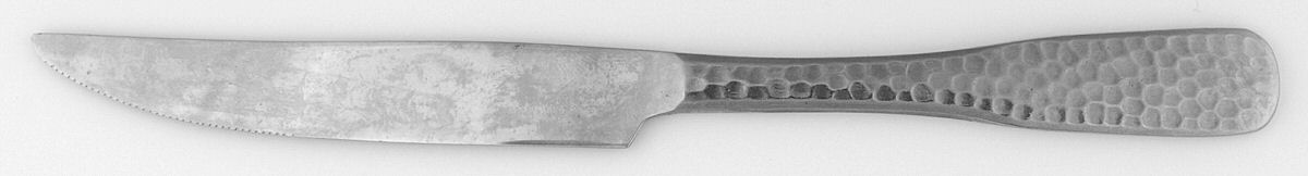 UNF97 (Stainless) Individual Solid Handle Steak Knife by Unknown Mfg Silver-1