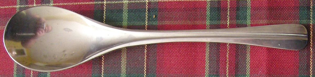 UNF98 (Stainless) Place/Oval Soup Spoon by Unknown Mfg Silver-1