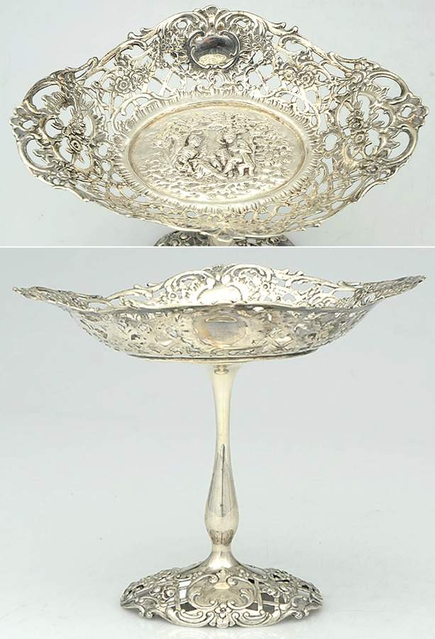 Sterling Hollowware Round Compote (Height X Width) by Unknown Manufacturer-1
