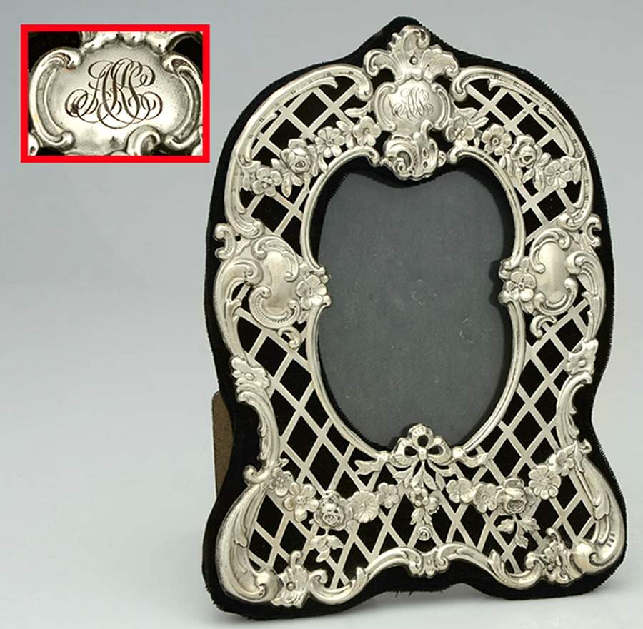 Sterling Hollowware Frame-Holds 4" X 5" Picture by Unknown Manufacturer-1