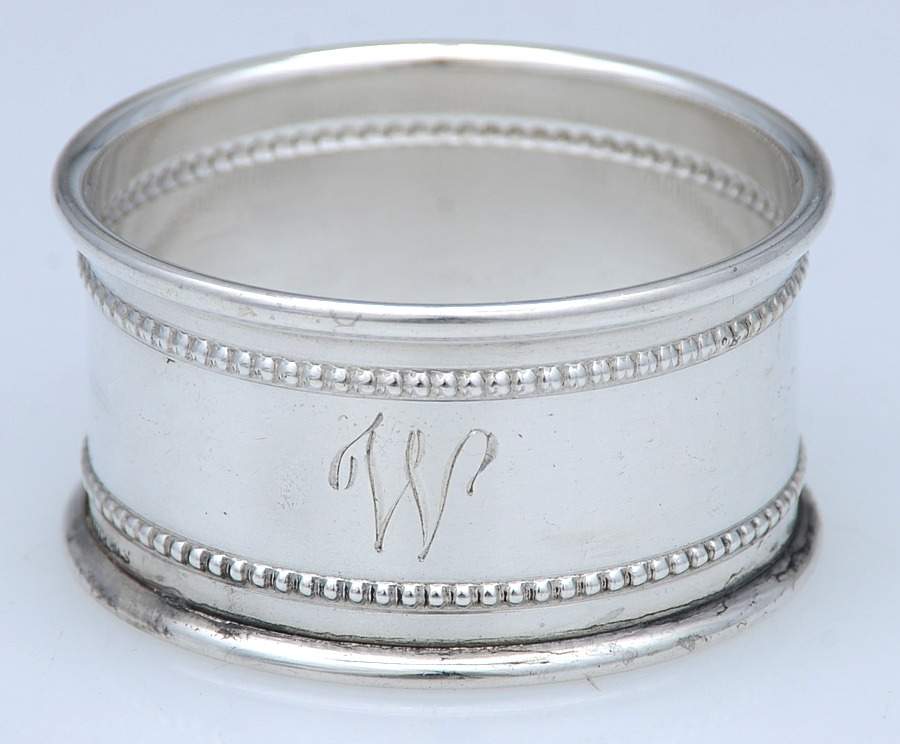 Sterling Hollowware Napkin Ring by Unknown Manufacturer-1