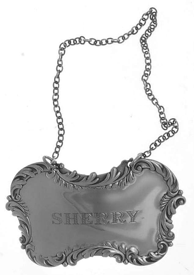 Sterling Hollowware Decanter Label by Unknown Manufacturer-1