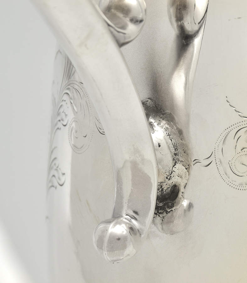 Sterling Hollowware Footed Ewer/Pitcher by Unknown Manufacturer-6