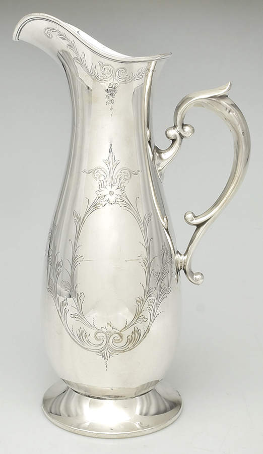 Sterling Hollowware Footed Ewer/Pitcher by Unknown Manufacturer-1