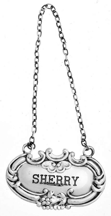Sterling Hollowware Decanter Label by Unknown Manufacturer-1