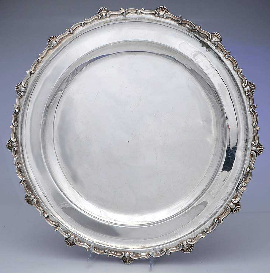 Sterling Hollowware 15" Round Tray by Unknown Manufacturer-1