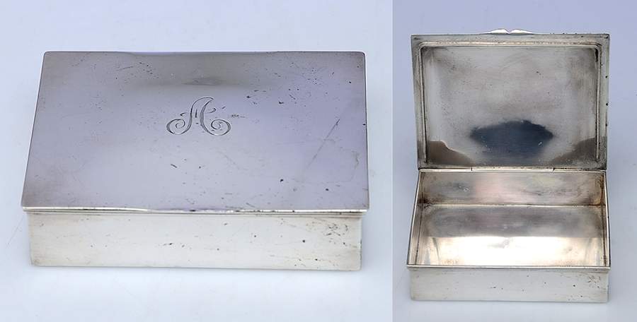 Sterling Hollowware Trinket Box by Unknown Manufacturer-1