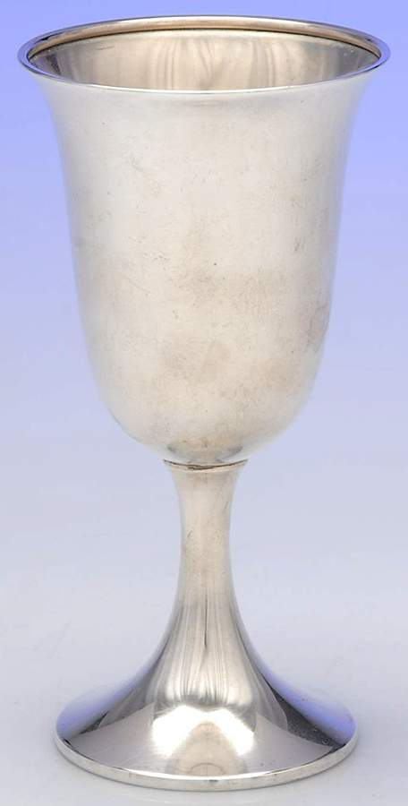 Sterling Hollowware Sterling Water Goblet by Unknown Manufacturer-1
