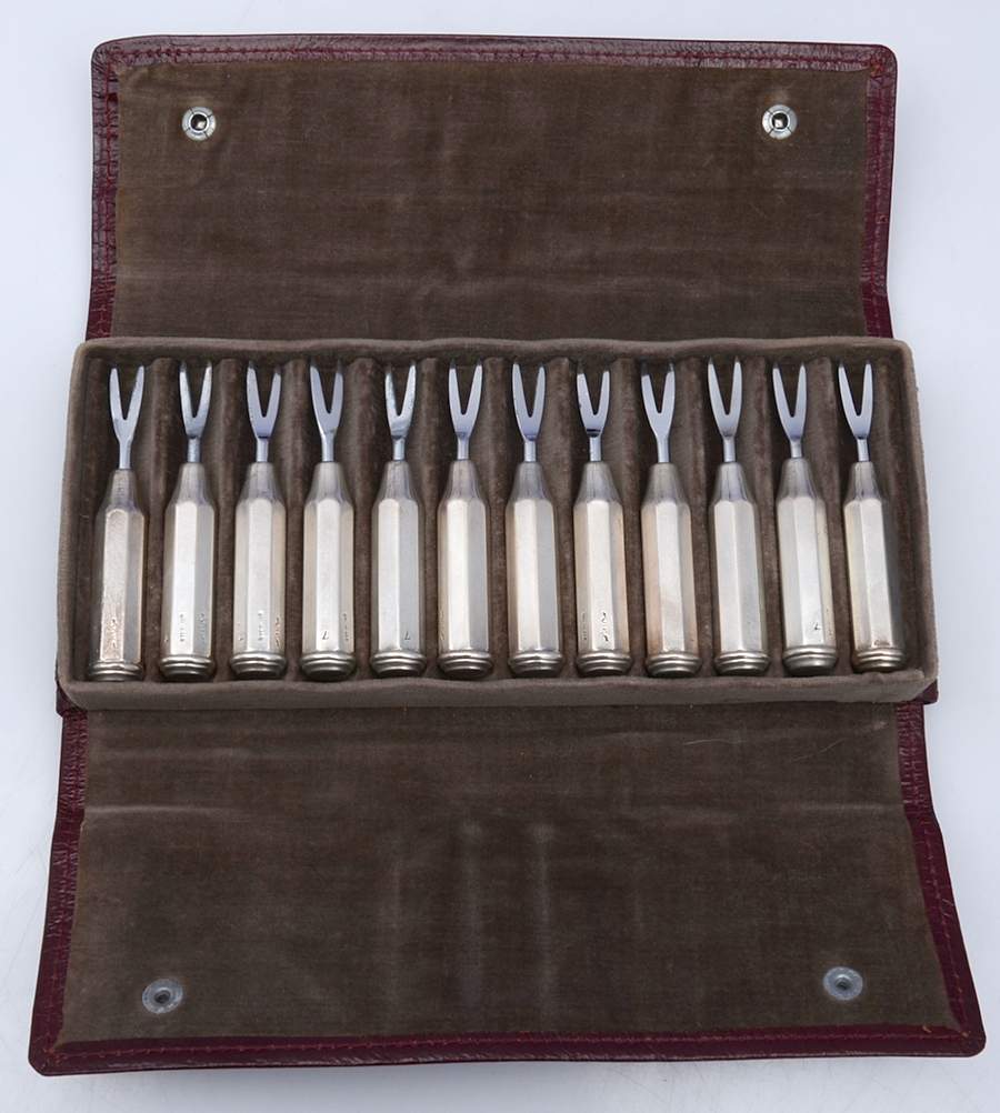 Sterling Hollowware (Set of 12) Corn Spear by Unknown Manufacturer-1