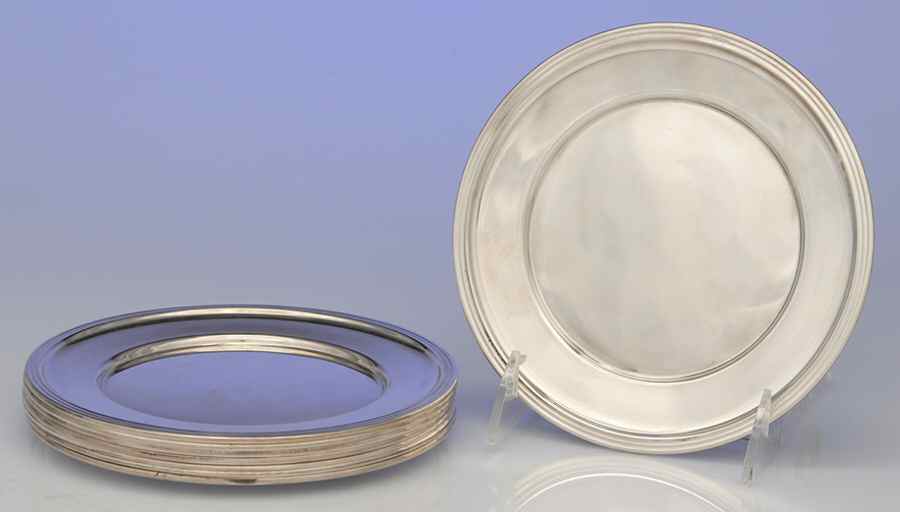 Sterling Hollowware Bread & Butter Plate - Set of 8 by Unknown Manufacturer-1