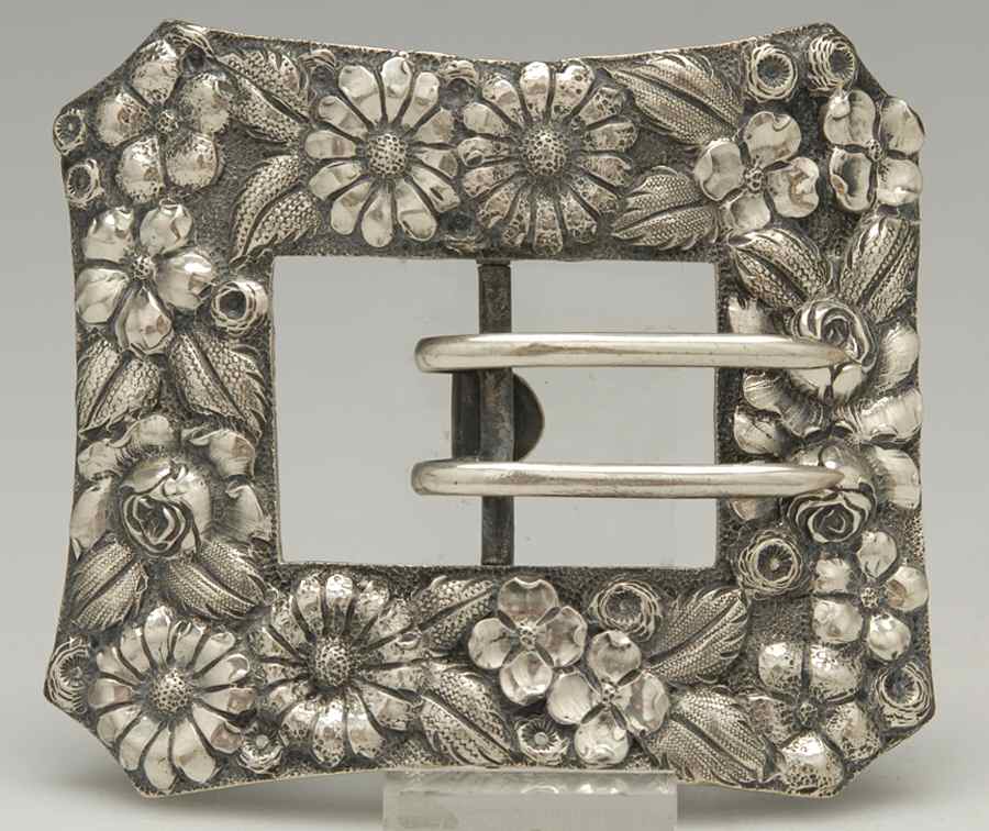Sterling Hollowware Belt Buckle by Unknown Manufacturer-1