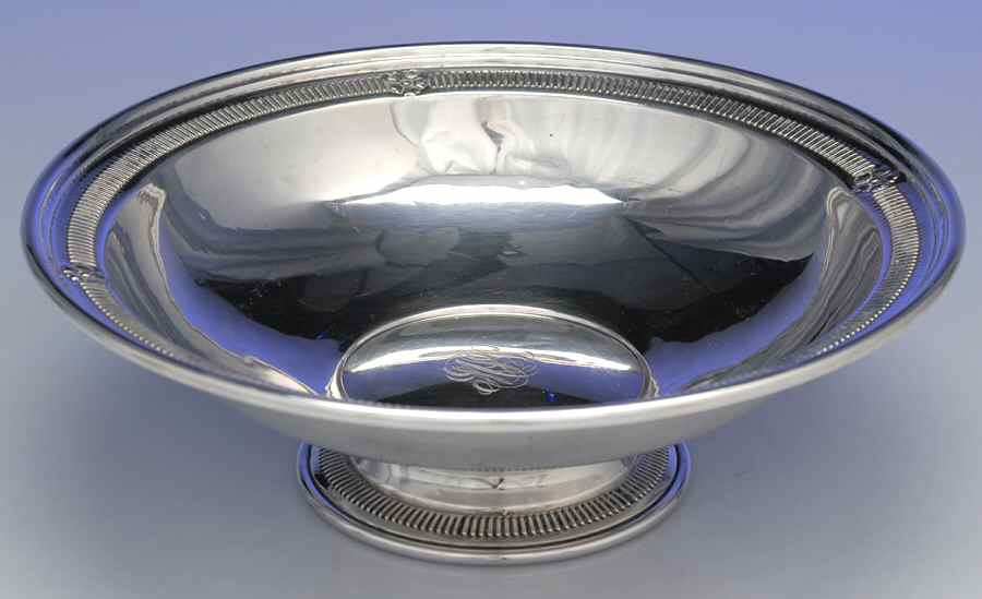 Sterling Hollowware 8" Round Footed Centerpiece by Unknown Manufacturer-1